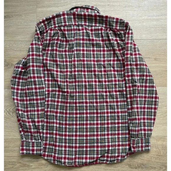 Eddie Bauer Men's Plaid Long Sleeve Button Down Flannel Shirt Relaxed Fit Sz S - Picture 2 of 6